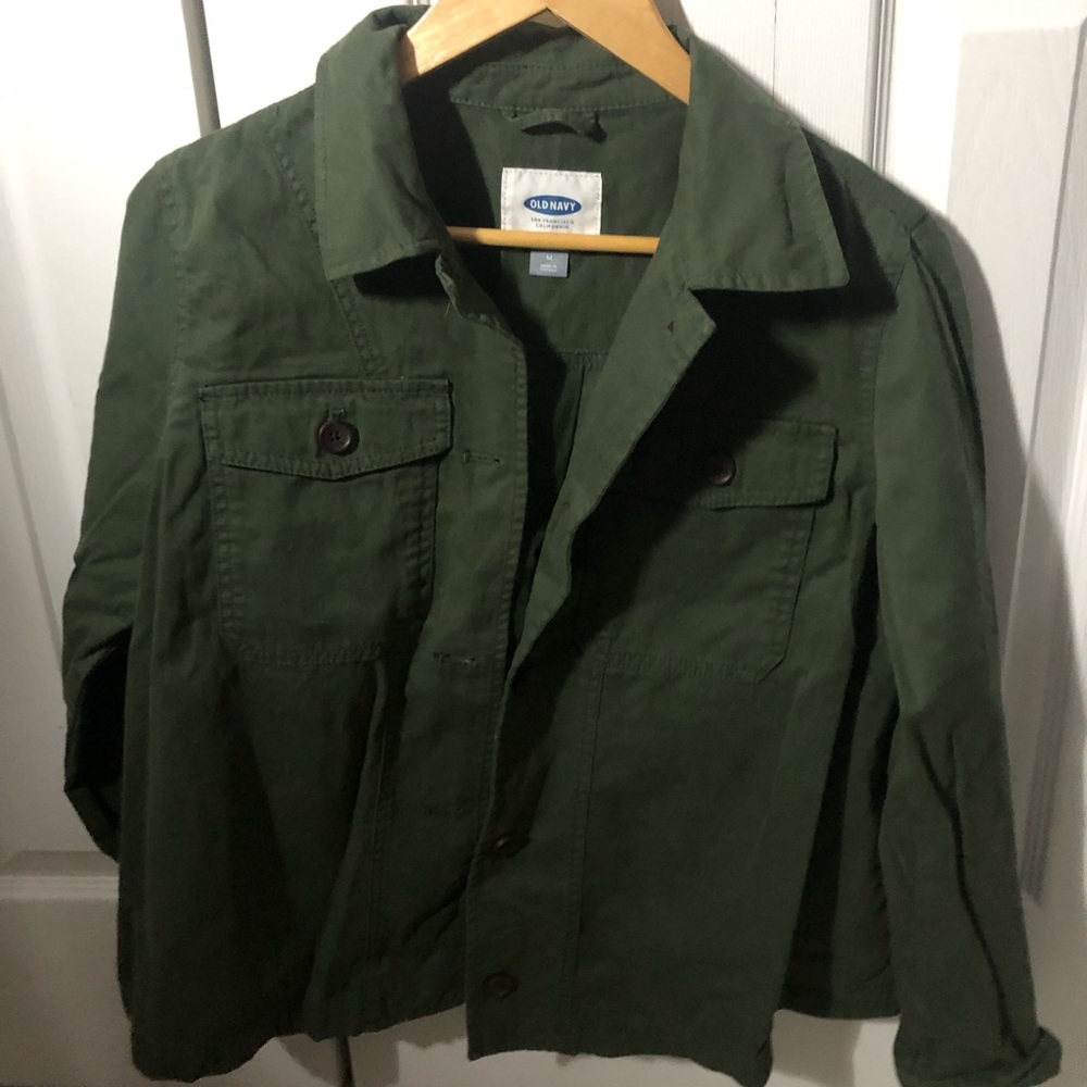 Olive Utility Jacket - image 1